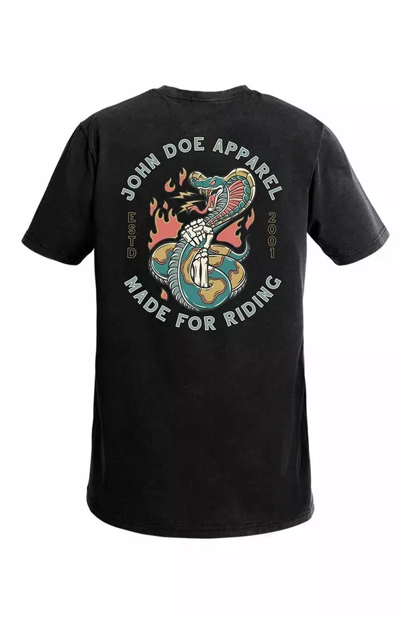 Camiseta JOHN DOE TEE SNAKE II BK