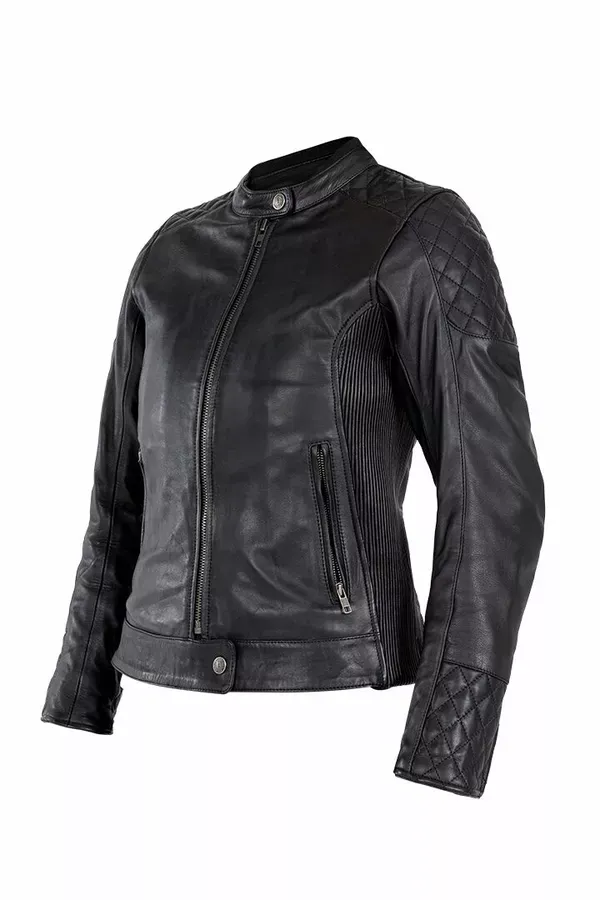 JOHN DOE JACKET 4W ADINA LEATHER BK