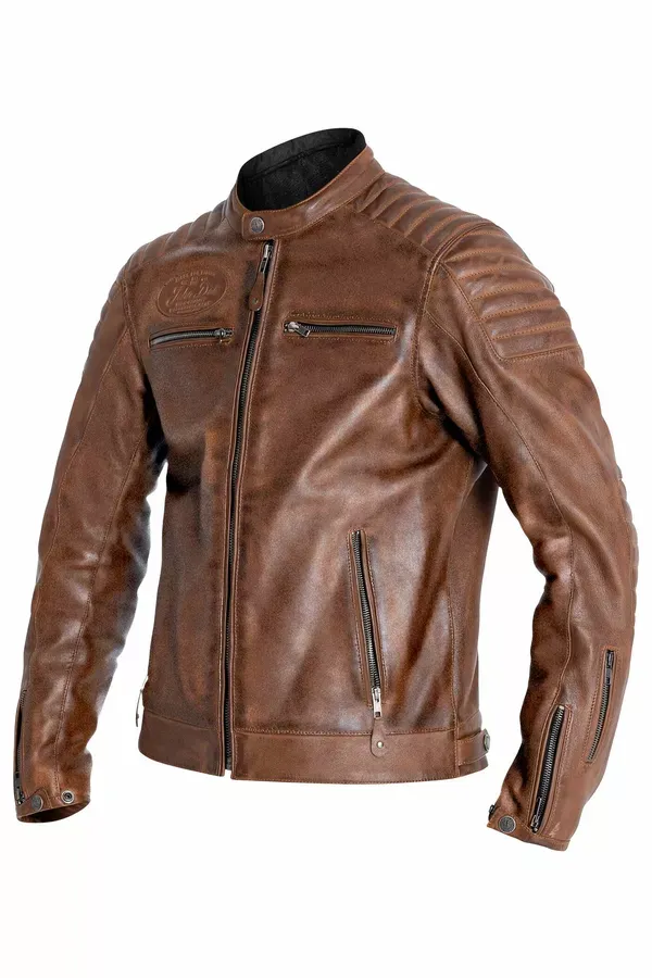 JOHN DOE JACKET DEXTER LEATHER BROWN