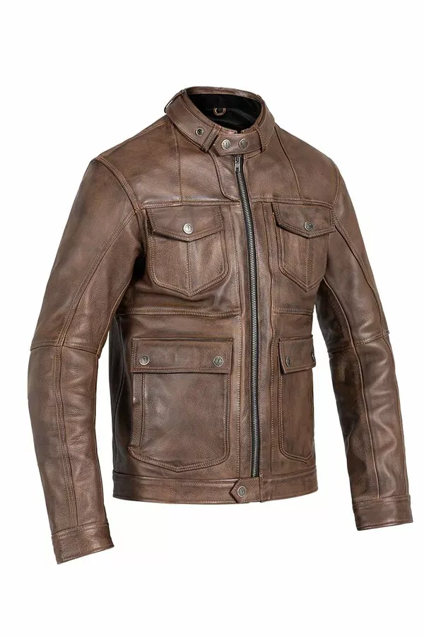 JOHN DOE JACKET DRIFTER LEATHER BN