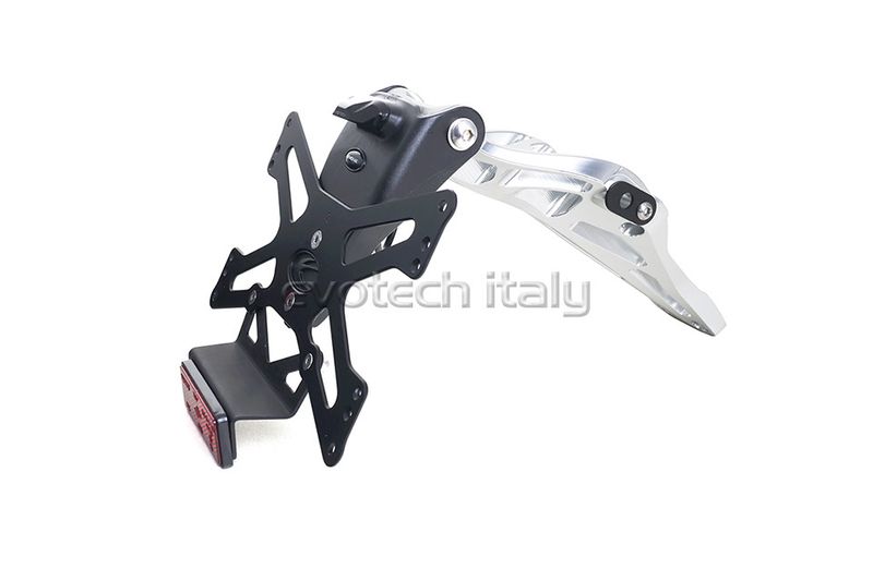 PORTA MATRÍCULA DE ALUMINIO AJUSTABLE EVOTECH TRIUMPH SPEED TRIPLE 1200 RR 2022-2024