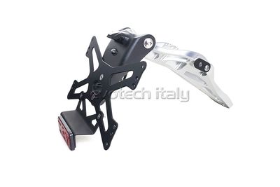 PORTA MATRÍCULA DE ALUMINIO AJUSTABLE EVOTECH TRIUMPH SPEED TRIPLE 1200 RS 2021-2024