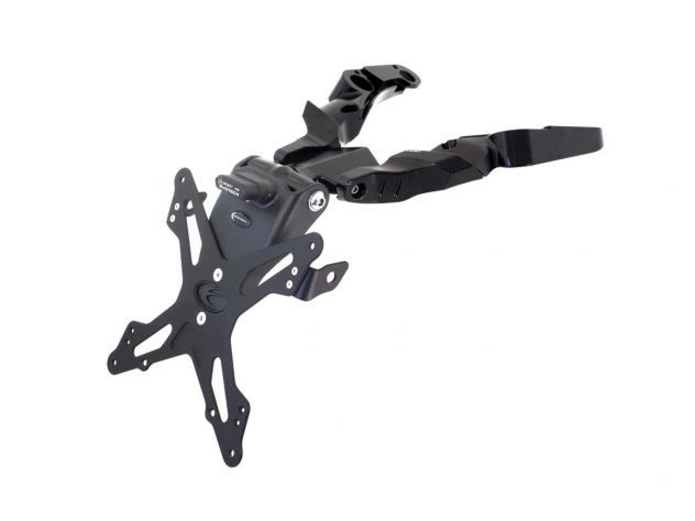 PORTA MATRÍCULA DE ALUMINIO AJUSTABLE EVOTECH DUCATI MONSTER 1200 STRIPE