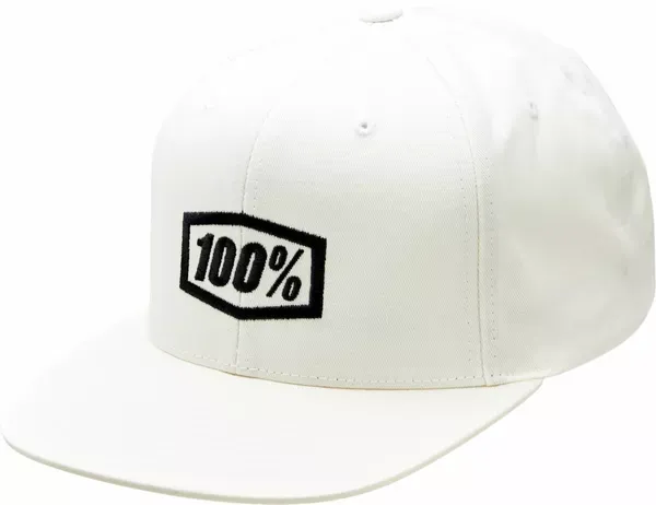 100% HAT ICON SNPBCK WH OS