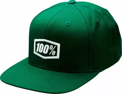 100% HAT ICON SNPBCK GN OS