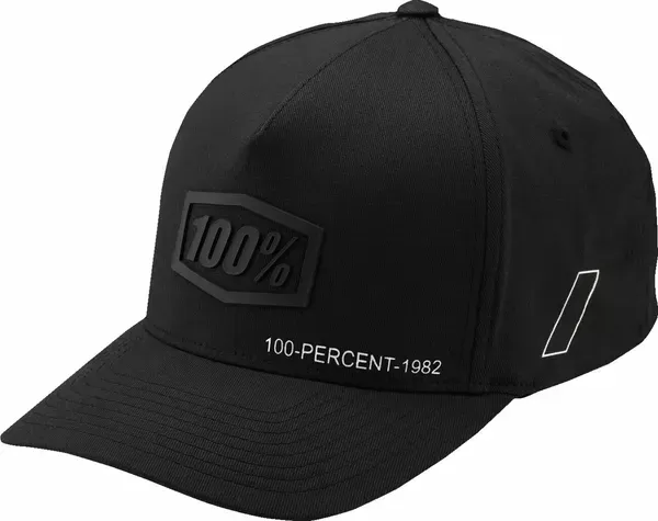 100% HAT SHADOW FLXFT BK