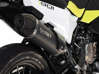 SILENCIADOR DE ESCAPE HP CORSE SP-1 CARBONO CORTO NEGRO HUSQVARNA NORDEN 901 2022-2023