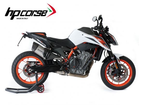 SILENCIADOR SP-3 CARBONO CORTO R HP CORSE NEGRO KTM DUKE 890 R 2020-2023