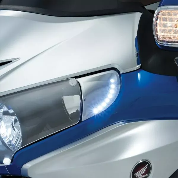 Embellecedores extremo de foco delantero SHOW CHROME LED HEADLIGHT END TRIM HONDA GL1800