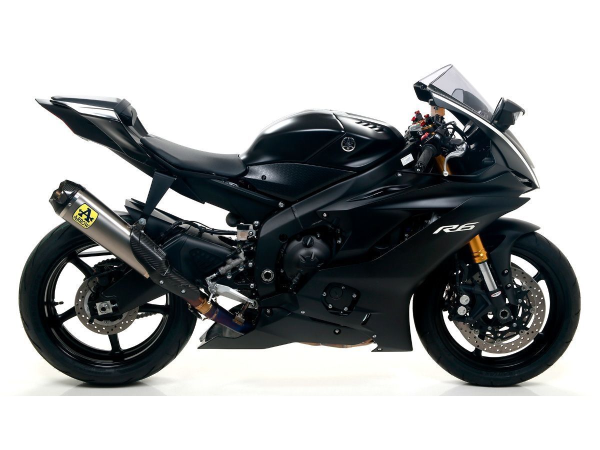 COMPETICIÓN KIT DE ESCAPE COMPLETO COMPETICIÓN WSS RÉPLICA FULL TITANIO ARROW YAMAHA R6 2017-2021