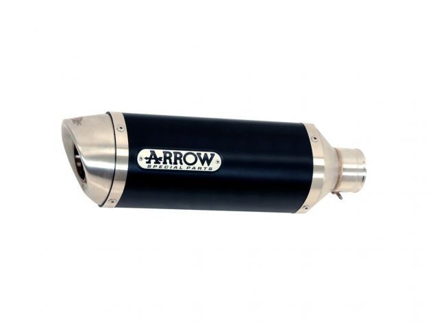 SILENCIADOR STREET THUNDER ARROW ALUMINIO ACERO INOXIDABLE OSCURO HONDA CBR 125 R 2004-2006