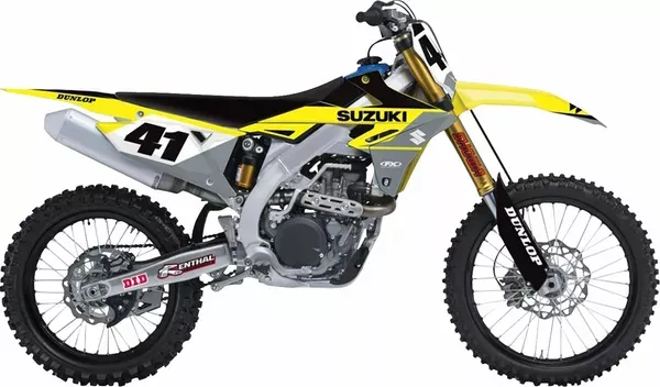 Kit de gráficos EVO Series FACTORY EFFEX GRAPHIC EVO21 SUZUKI RMZ250 19-25, RMZ450 18-25