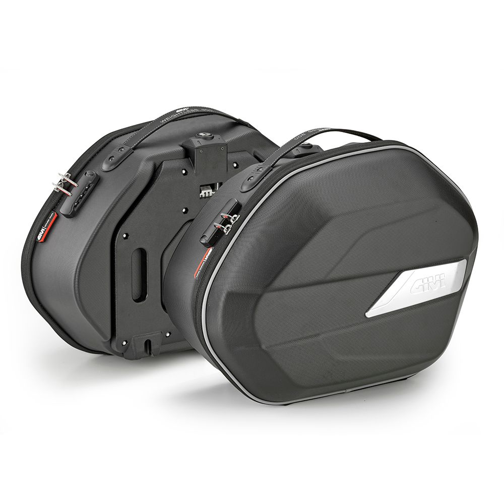 GIVI WL900 Alforjas semirrígidas con sistema de fijación MONOKEY®, 25 L.