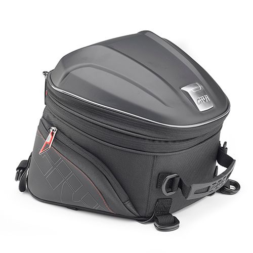 GIVI ST607B Bolsa sillín expandible termoformada, adecuada a motos deportivas, capacidad 22 L.