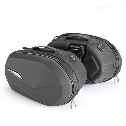 GIVI ST609 Alforjas laterales expandibles, termoformadas, capacidad 25+25 L.