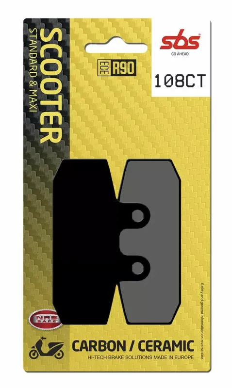 Pastillas de freno Carbon Tech Organic CT Scooter para Aprilia, Derbi, Filera