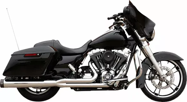 Sistema de escape completo 2-en-1 Sidewinder® S&S CYCLE EXH 50ST 2-1 CHR 07-16 FL para HD Road / Glide