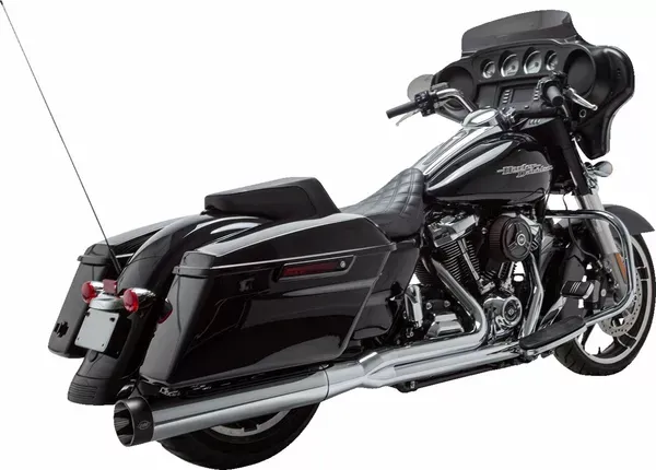 Sistema de escape completo 2-en-1 Sidewinder® S&S CYCLE EXH 50ST 2-1 CHR 17-21 FL para HD Road / Glide