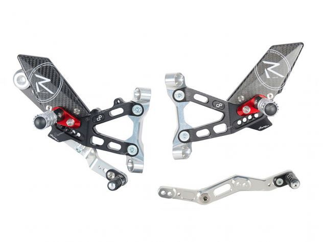 ESTRIBERAS REGULABLES VERSIÓN R LIGHTECH APRILIA RS / TUONO 660 2020-2022