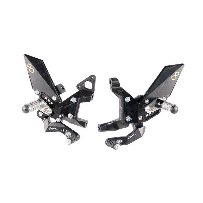 REPOSAPIES REGULABLES CON REPOSAPIES ARTICULADOS LIGHTECH DUCATI PANIGALE 899 2013-2016
