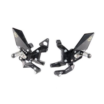 REPOSAPIES REGULABLES CON REPOSAPIES ARTICULADOS LIGHTECH DUCATI PANIGALE 959 2016-2019