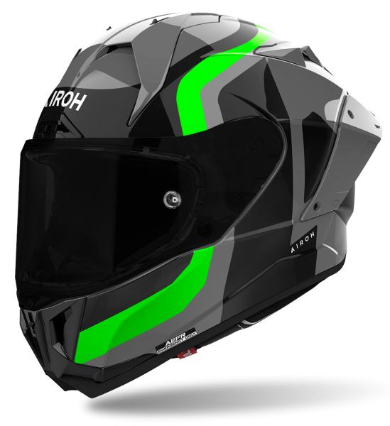 AIROH GP800 COMPETITION GREEN FLUO GLOSS