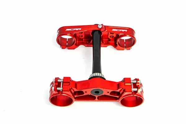 Tija de dirección SCAR TRIPLE CLAMPS GASGAS 24- RED