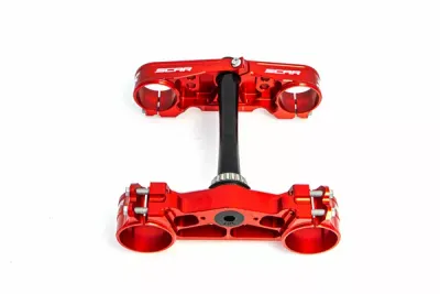 Tija de dirección SCAR TRIPLE CLAMPS GASGAS 24- RED Tija de dirección SCAR TRIPLE CLAMPS GASGAS 24- RED