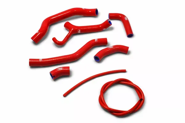 Kit de manguitos de radiador SAMCO SPORT RADIATOR HOSE KIT DUCATI DESERT X RED