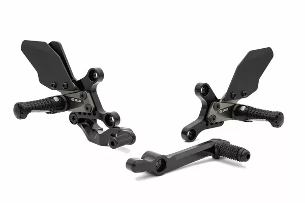 Estriberas AS31GT3 Adjustable Rearset GILLES TOOLING REARSET AS31 BK para Yamaha  XSR/MT 2024