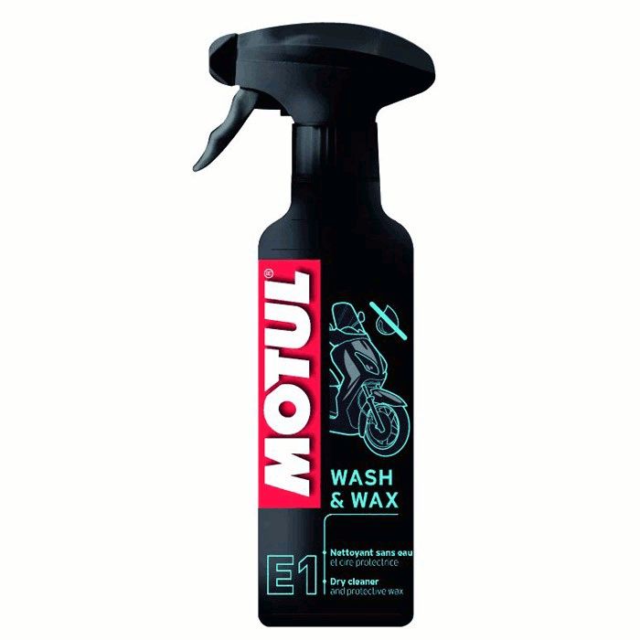 MOTUL E1 WASH & WAX 400ML (limpia en seco cera) MOTUL E1 WASH & WAX 400ML (limpia en seco cera)