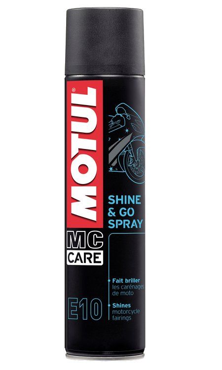 MOTUL E10 SHINE & GO SPRAY 400ML (abrillantador plastico)