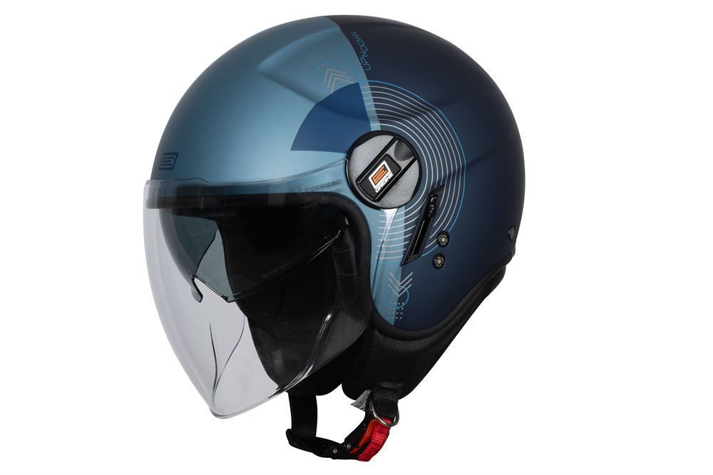 CASCO ORIGINE ALPHA UPNDOWN BLUE MATT (ECE22.06)