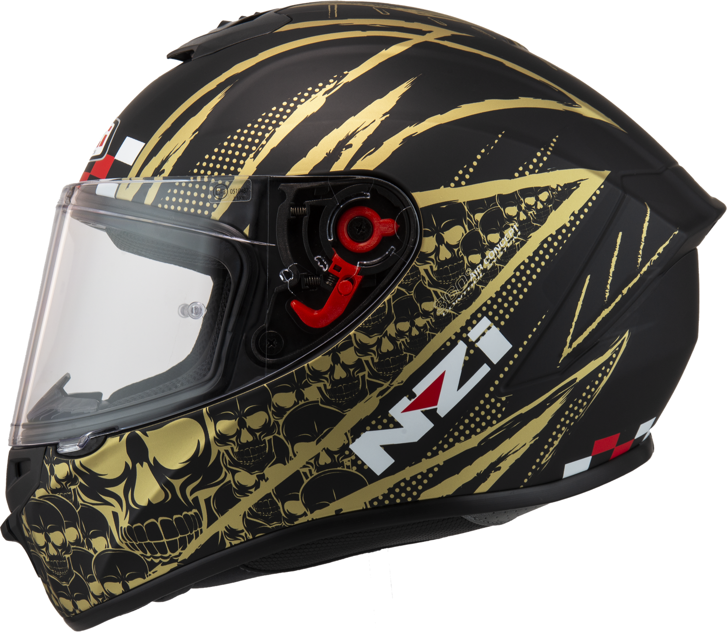 NZI TRENDY 3 FLAG BLACK&GOLD MATT