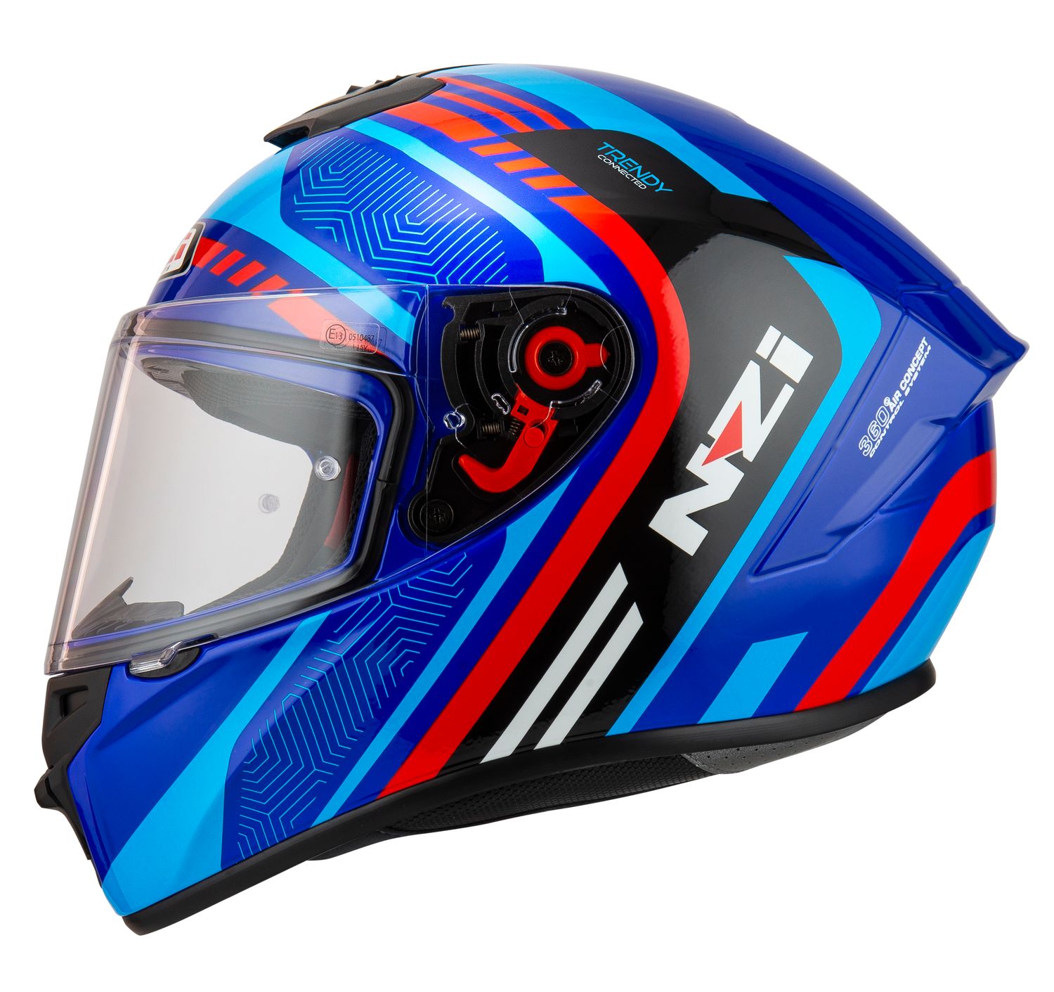 NZI TRENDY 3 CONNECTED DARK BLUE&RED&BLUE