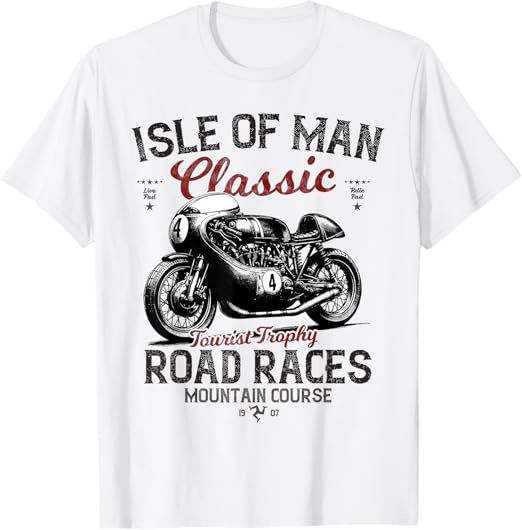 Camiseta Isla de Man Trophy Motorcycle Racing
