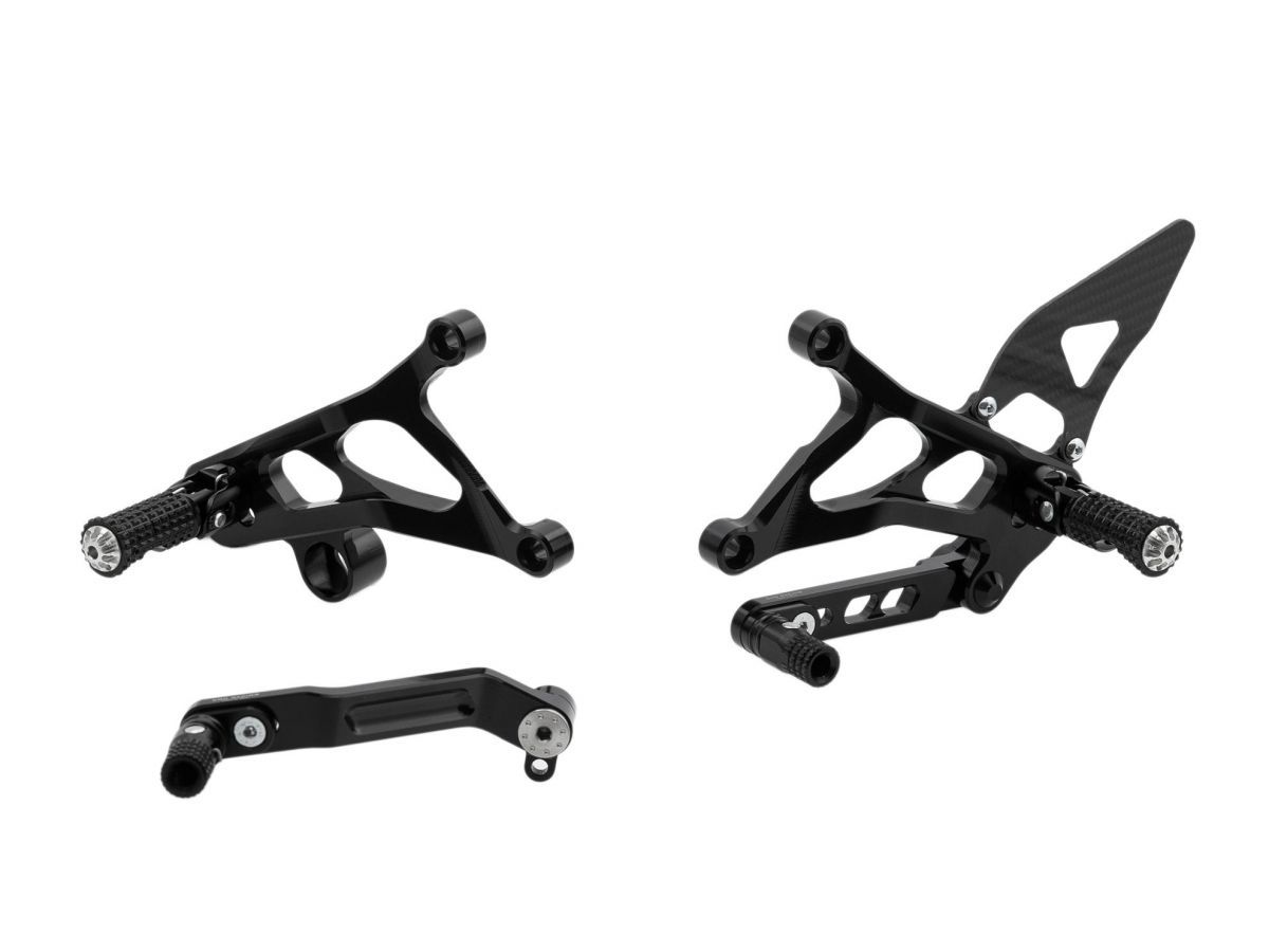 ESTRIBERAS DE CARRERAS AJUSTABLES CNC MV AGUSTA F3 675 2012-18