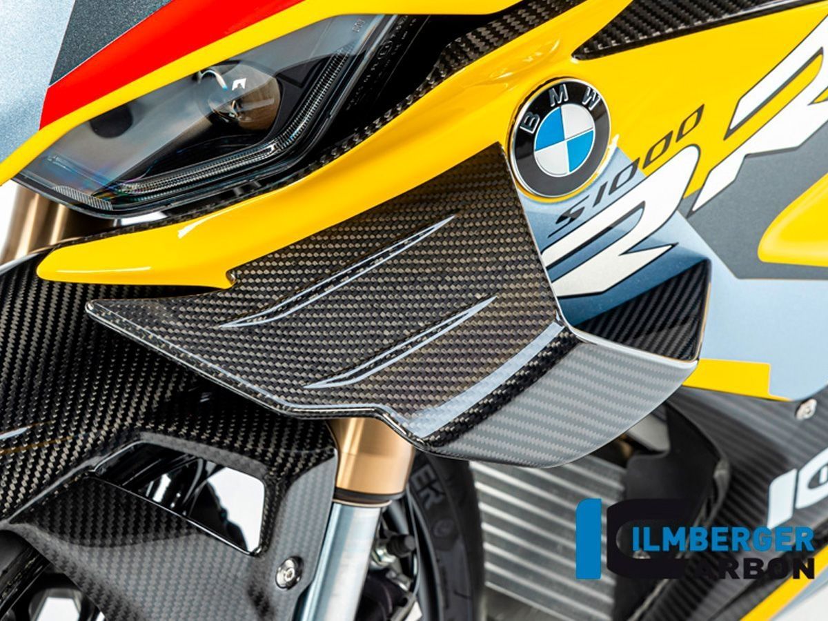 KIT DE PAR DE ALETAS DE CARBONO BRILLANTE ILMBERGER BMW S 1000 RR 2019-2022
