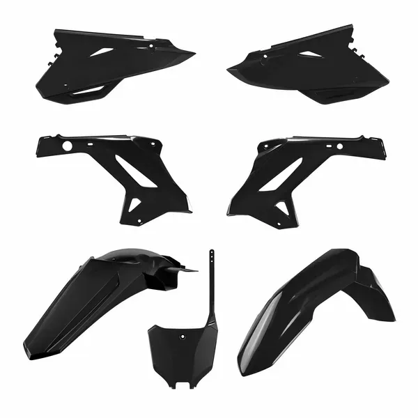 Kit de plásticas Kit restyling MX POLISPORT BDKIT CR 022 RESTYLE BK para Honda CR 125 / 250