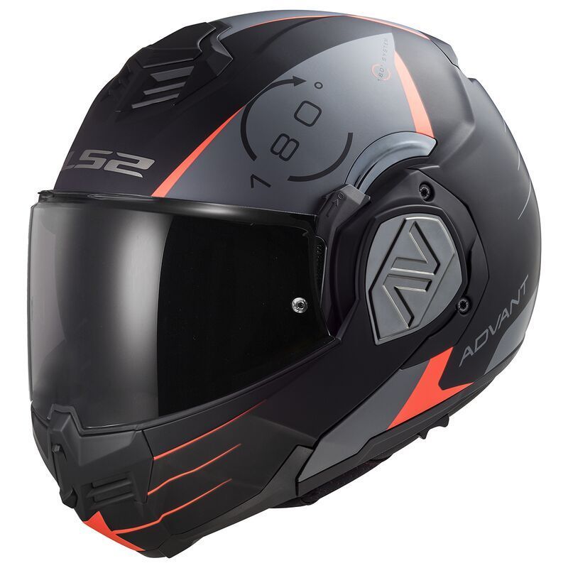 CASCO MOTO MODULAR LS2 FF906 ADVANT CODEX MATT BLACK TITANIUM (E22.06)