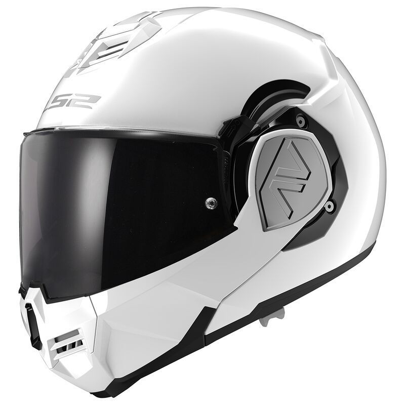 CASCO MOTO MODULAR LS2 FF906 ADVANT SOLID WHITE (E22.06)