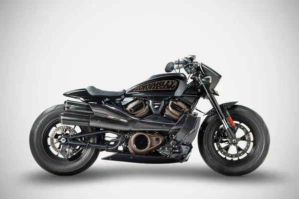 Sistema de escape ZARD TOP GUN EXHAUST SYSTEM 2:2 SLIP-ON KIT H-D SPORTSTER S