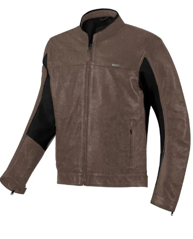 CHAQUETA PIEL SD-JL4 LEGEND VERANO CUSTOM HOMBRE MARRON