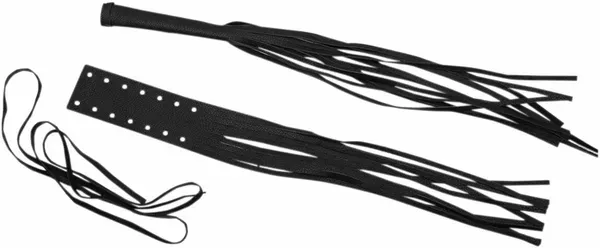 Fundas de cuero con flecos para manetas
