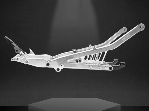 MARCO TRASERO SPIDER ANODIZADO PLATA DUCATI PANIGALE V2