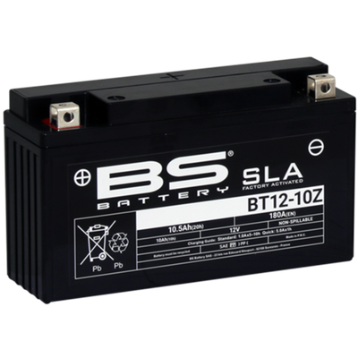 Batería BS BATTERY SLA sin mantenimiento activada de fábrica - BT12-10Z - para Zontes