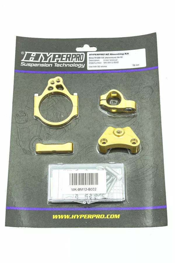 Kits de montaje de amortiguadores de dirección HYPERPRO DMP MNT BMW R1200GS 04-12