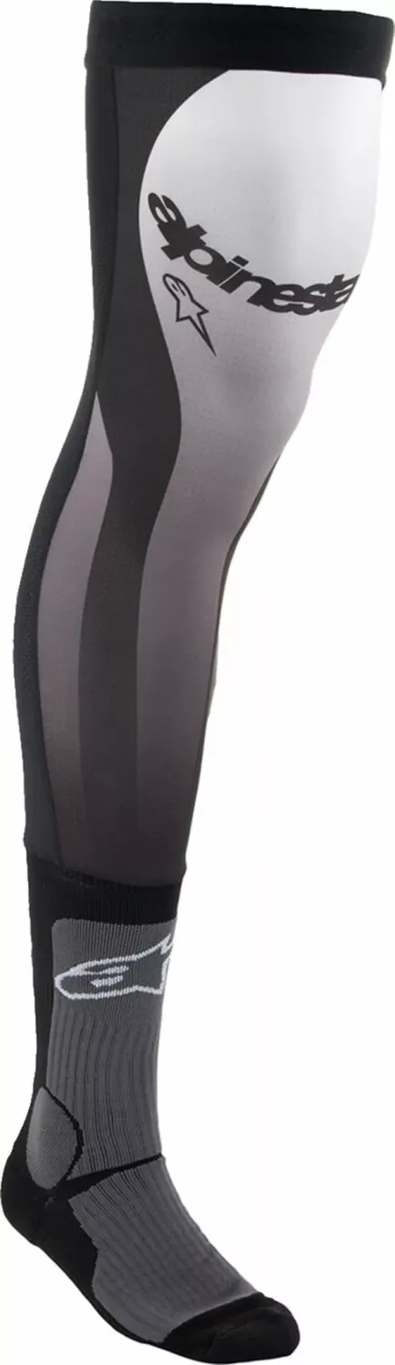 Medias especiales para rodilleras ALPINESTARS SOCK KNEE BRACE BLK/WT