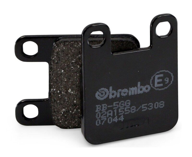 Pastillas de freno orgánicas Brembo 07044 para Aprilia, Beta, Derbi, Italjet, Kymco, Malaguti, Peugeot, Rieju y  Vepsa PX 150
