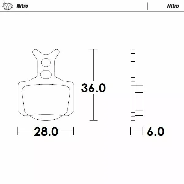 Pastillas de freno Nitro MOTO-MASTER para GAS GAS/ HUSQVARNA/ KTM